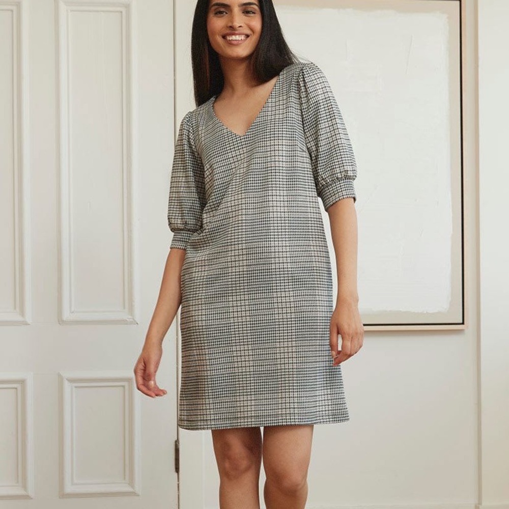 XS RW&CO. Houndstooth Dress